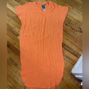 Michael Stars Vibrant Orange Blouse